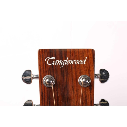 464 - A Tanglewood acoustic guitar, hand-signed by Ed Sheeran, Richard Curtis, Danny Boyle, Lily James and... 