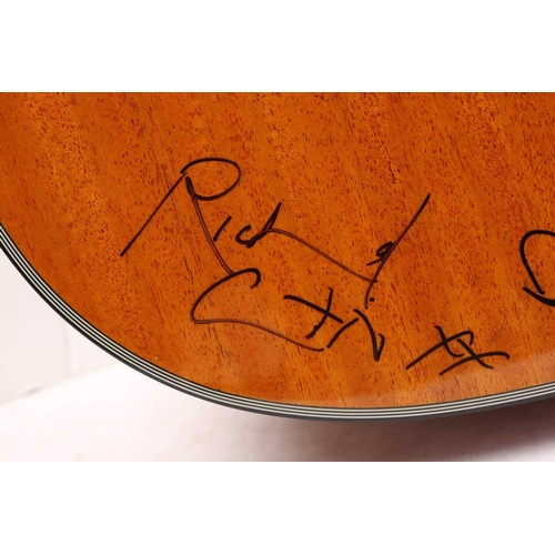 464 - A Tanglewood acoustic guitar, hand-signed by Ed Sheeran, Richard Curtis, Danny Boyle, Lily James and... 