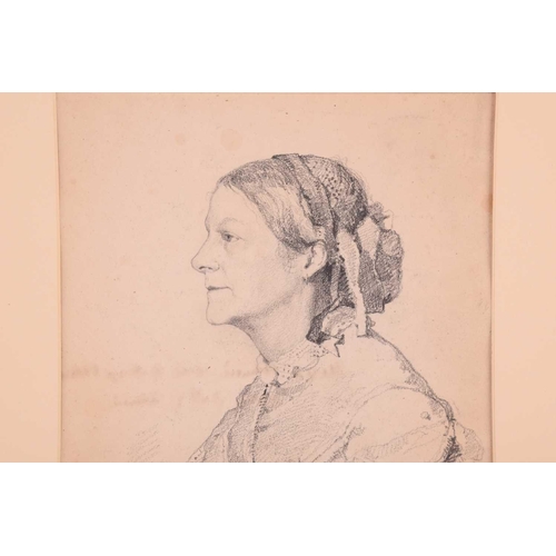 56 - Frederick George Cotman (1850 - 1920), 'Portrait of Mrs Henry Cotman (nee Maria Taylor)', mother of ... 