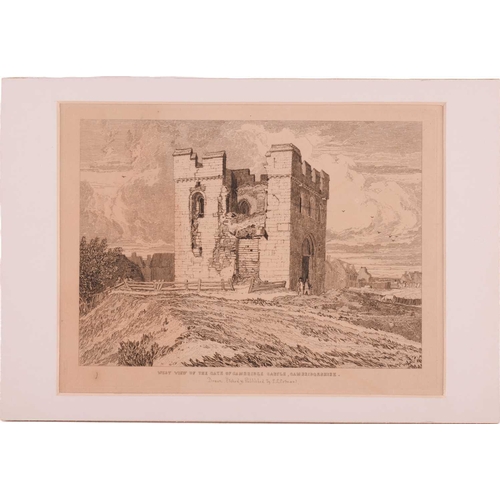 6 - John Sell Cotman (1782 - 1842), 'Reverend Pendlebury Houghton', soft ground etching, plate 27.5cm x ... 