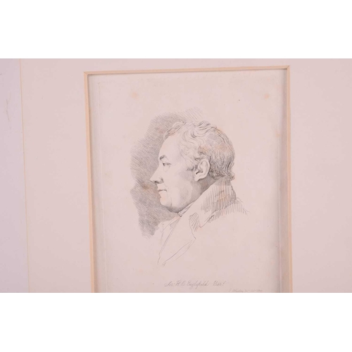 6 - John Sell Cotman (1782 - 1842), 'Reverend Pendlebury Houghton', soft ground etching, plate 27.5cm x ... 