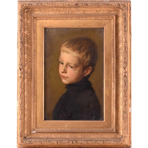 60 - Frederick George Cotman (British, 1850-1920), 'Portrait of Henry William Cotman (1876-1938) as a boy... 