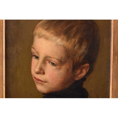 60 - Frederick George Cotman (British, 1850-1920), 'Portrait of Henry William Cotman (1876-1938) as a boy... 