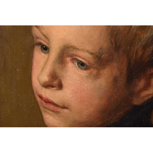 60 - Frederick George Cotman (British, 1850-1920), 'Portrait of Henry William Cotman (1876-1938) as a boy... 