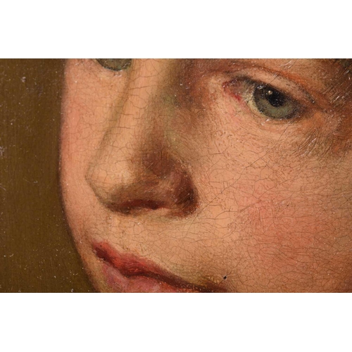 60 - Frederick George Cotman (British, 1850-1920), 'Portrait of Henry William Cotman (1876-1938) as a boy... 