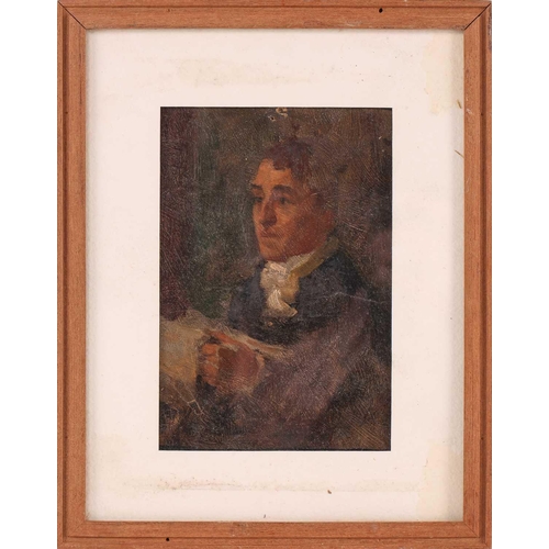 66 - Frederick George Cotman RI. ROI. (1850-1920), 'Sketch Portrait of Edmund Cotman', 'Totford Old Mill'... 