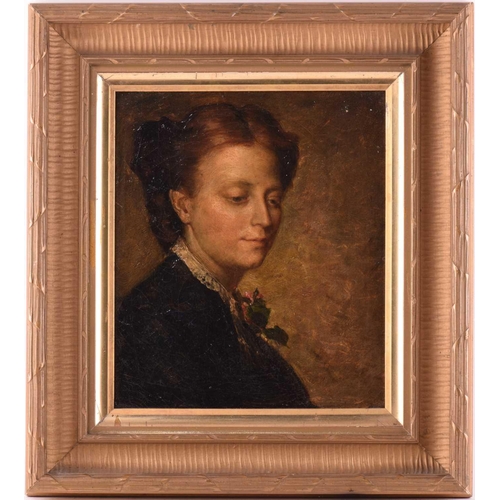 94 - Frederick George Cotman RI. ROI. (British, 1850-1920), 'Portrait of Marguerite Wright Eade (Nee Cotm... 