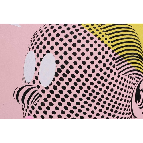 4 - † Richard Levine (contemporary), 'Tintin', a pop art style study of two heads of Tintin, unsigned, o... 