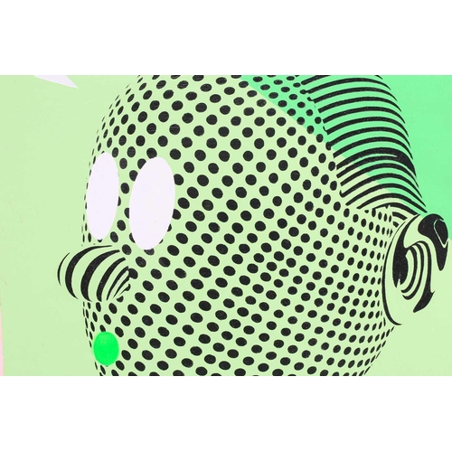 4 - † Richard Levine (contemporary), 'Tintin', a pop art style study of two heads of Tintin, unsigned, o... 