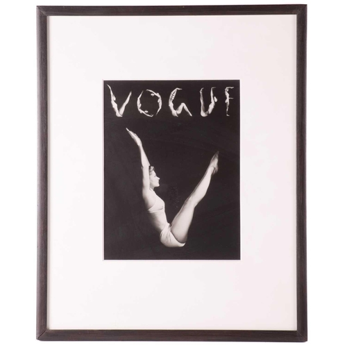 7 - Horst P. Horst (1906-1999) German/American, 'Vogue Cover, Lisa Fonssagrives', 1940, gelatin silver p... 