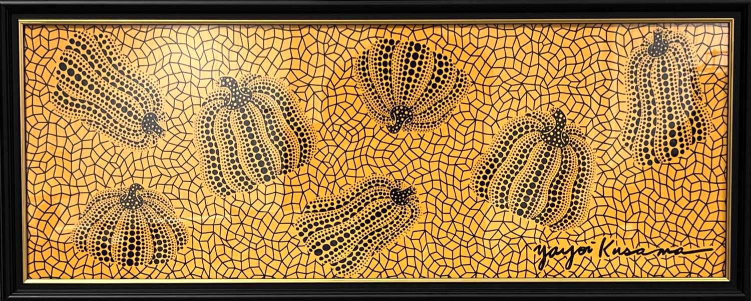 yayoi様☘専用ページ Yayoi Kusama (b.1929) Japanese, 'Pumpkins', screen printed
