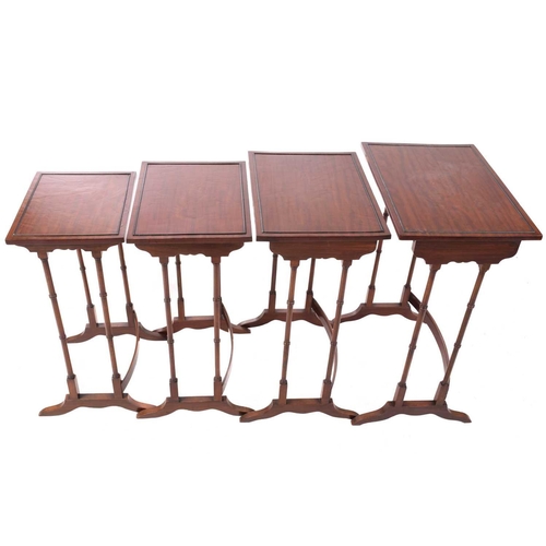 137 - A George III mahogany tray-topped night cupboard with a single drawer and sliding lower section, sup... 