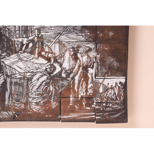 21 - † Frank Brangwyn (1867 - 1956), 'Bringing home the Christmas Goose', signed in pencil, etching, past... 