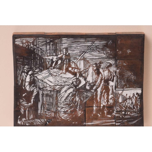 21 - † Frank Brangwyn (1867 - 1956), 'Bringing home the Christmas Goose', signed in pencil, etching, past... 