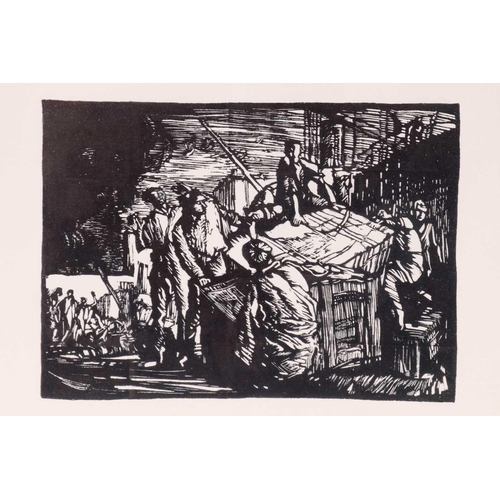 21 - † Frank Brangwyn (1867 - 1956), 'Bringing home the Christmas Goose', signed in pencil, etching, past... 
