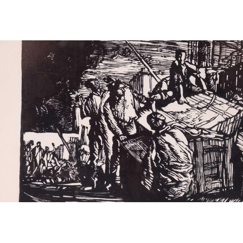 21 - † Frank Brangwyn (1867 - 1956), 'Bringing home the Christmas Goose', signed in pencil, etching, past... 