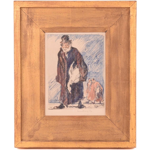 21 - † Frank Brangwyn (1867 - 1956), 'Bringing home the Christmas Goose', signed in pencil, etching, past... 