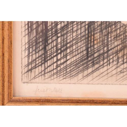 21 - † Frank Brangwyn (1867 - 1956), 'Bringing home the Christmas Goose', signed in pencil, etching, past... 