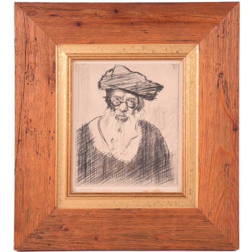 21 - † Frank Brangwyn (1867 - 1956), 'Bringing home the Christmas Goose', signed in pencil, etching, past... 