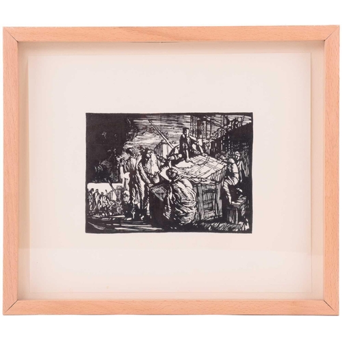 21 - † Frank Brangwyn (1867 - 1956), 'Bringing home the Christmas Goose', signed in pencil, etching, past... 