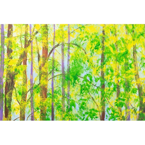 39 - † Gerry Defries (21st Century), 'North End, Hampstead', signed, acrylic on canvas, 100 x 50 cm, fram... 