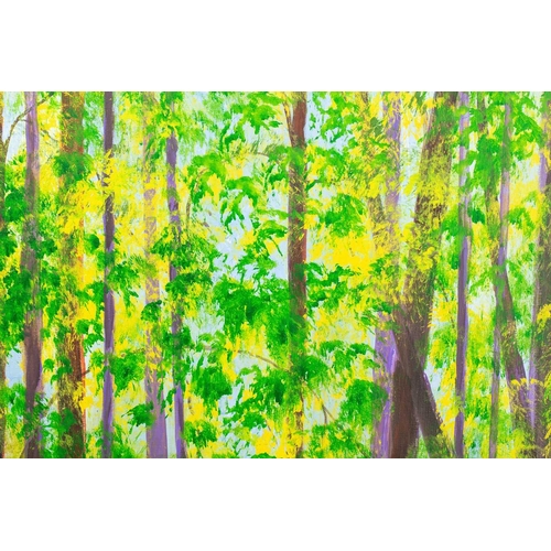 39 - † Gerry Defries (21st Century), 'North End, Hampstead', signed, acrylic on canvas, 100 x 50 cm, fram... 