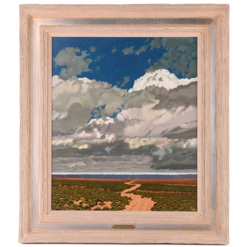 65 - Stan Ekman (1913 -1998) American, 'Home is Where the Heart Is' (1989), signed, oil on board, 56 x 47... 