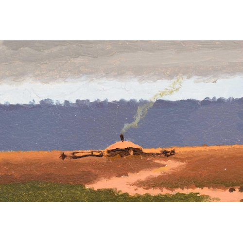 65 - Stan Ekman (1913 -1998) American, 'Home is Where the Heart Is' (1989), signed, oil on board, 56 x 47... 