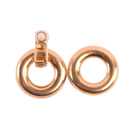 1 - A French multi-gemstone modular bracelet and earrings suite, by Ulmer et Cie circa 1960, designed as... 