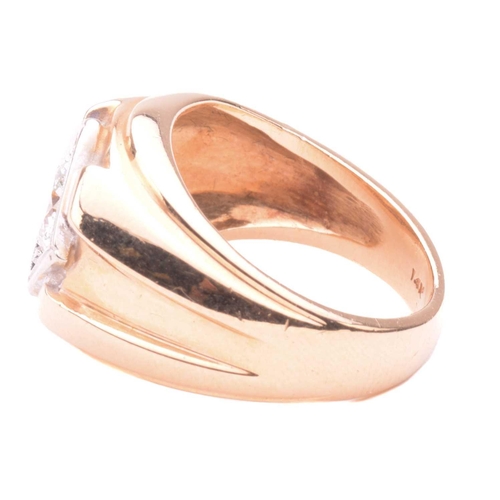 159 - A diamond solitaire ring, centred with a brilliant-cut diamond with an estimated weight of 0.62ct, p... 