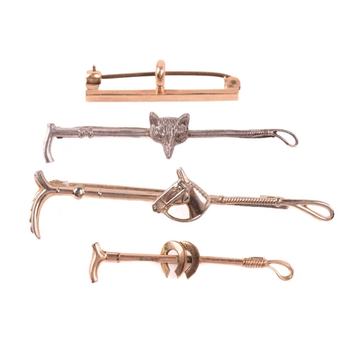 268 - A small collection of items, including two Swiss 935 ladies keyless fob watches with bar movements, ... 