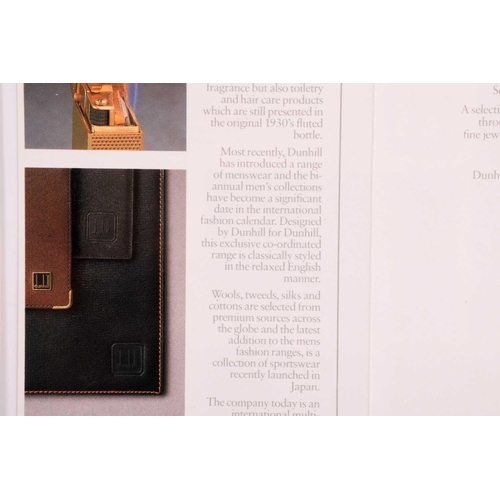 269 - Dunhill - collectors' lot comprising a lighter, a fountain pen and a watch; the Rollagas lighter wit... 