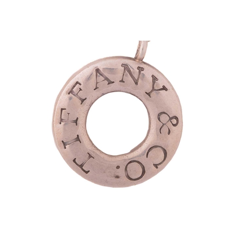 290 - Three Tiffany & co. cable link bracelets with charm and another; including a Return to Tiffany toggl... 