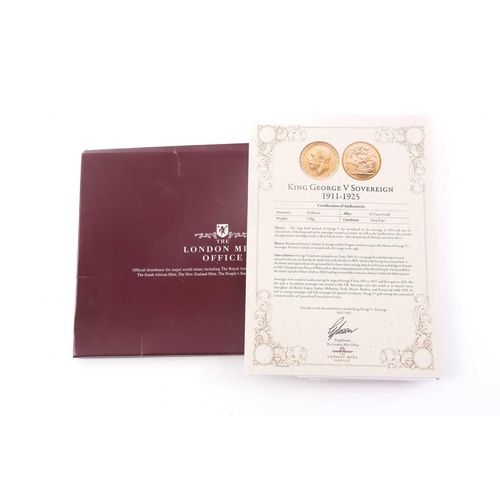 347 - A 1914 gold Sovereign in a presentation case