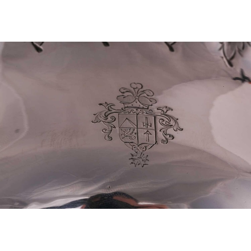 493 - Grosjean & Woodward for Tiffany & Co; a 19th-century circular silver rose bowl, of heavy inverted ba... 