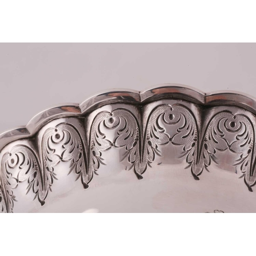 493 - Grosjean & Woodward for Tiffany & Co; a 19th-century circular silver rose bowl, of heavy inverted ba... 