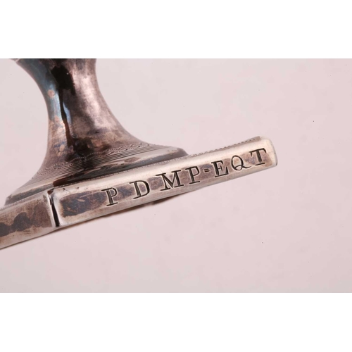 511 - A George III silver helmet cream jug, by the Bateman family (Peter, Ann & William Bateman), London 1... 