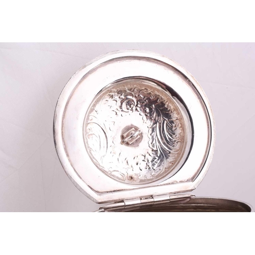 514 - A George IV silver three-piece tea service, by John & Thomas Settle from the Gunn & Co, Sheffield 18... 
