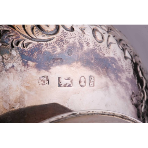 514 - A George IV silver three-piece tea service, by John & Thomas Settle from the Gunn & Co, Sheffield 18... 