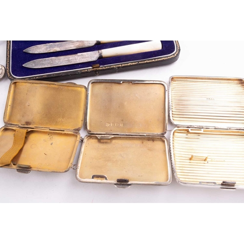 525 - A mixed quantity of silver and silver plate including a Victorian silver sugar bowl with an inscript... 