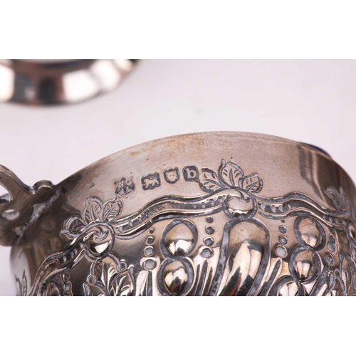 527 - A mixed collection of silver cruets, including a pair of mustard pots by William Hutton and Sons Ltd... 