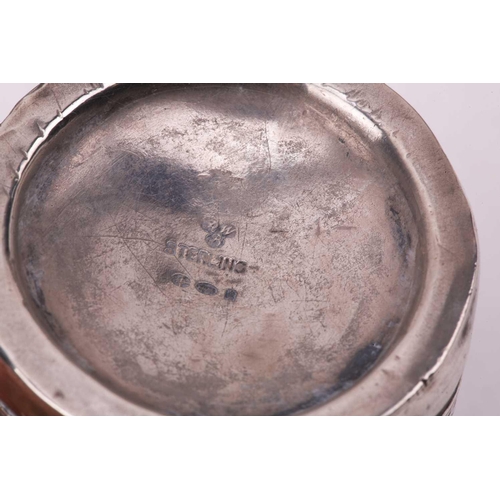 527 - A mixed collection of silver cruets, including a pair of mustard pots by William Hutton and Sons Ltd... 