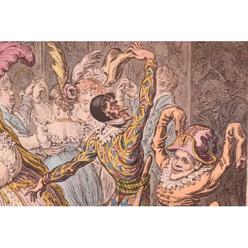 101 - After James Gillray (1786-1818), 'Dilettanti Theatricals - or a Peep at the Green Room - Vide Pic-Ni... 