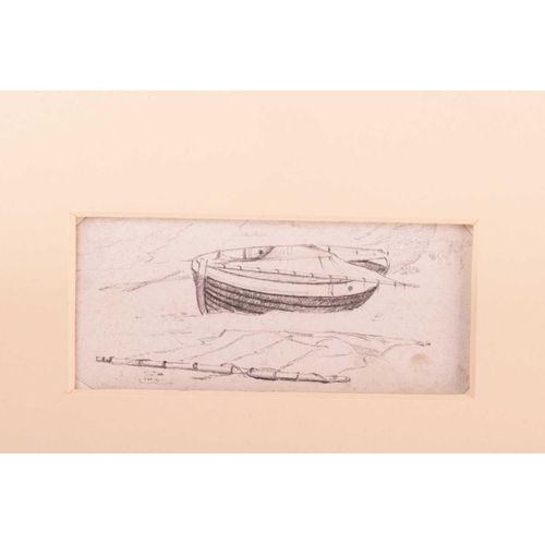 105 - Joseph Stannard (1797-1830), four pencil sketches on paper, collated in a card mount, depicting figu... 