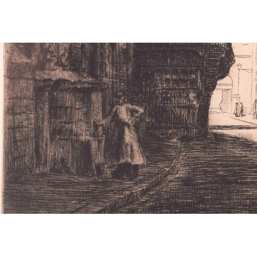 106 - † Russell Sidney Reeve (1895-1970), 'Joan of Arc's House', etching, pencil signed and titled, 21 cm ... 