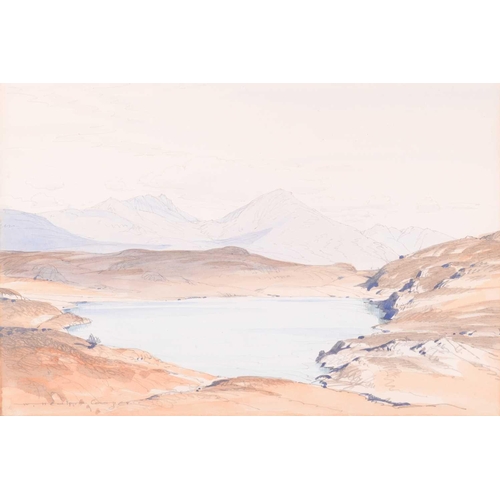 11 - † William Heaton Cooper (1903-1995) ‘Beacon Tarn’, watercolour and pencil, signed to lower left corn... 