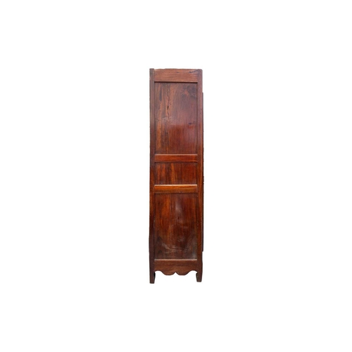 147 - A large French provincial 'Grenoble Walnut' two-door armoire, late 18th century, with later adaptati... 