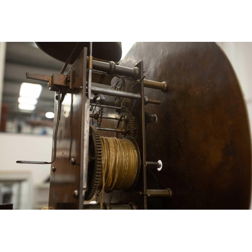 182 - John Woolley Codnor (Derbyshire) a late 18th century 8-day longcase clock, with oak case, fitted wit... 