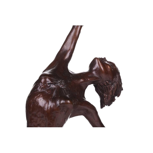 203 - † Tom Merrifield (1932-2021), a bronze study of the actress and singer Fiona Fullerton (b.1956), the... 