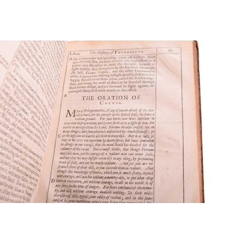 216 - Thomas Hobbes, 'Eight Books of the Peloponnesian Warre, Written by Thucydides the sonne of Olorus', ... 